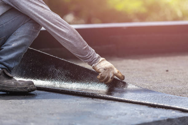 Professional Waterproofing technician working in Lebanon, WI